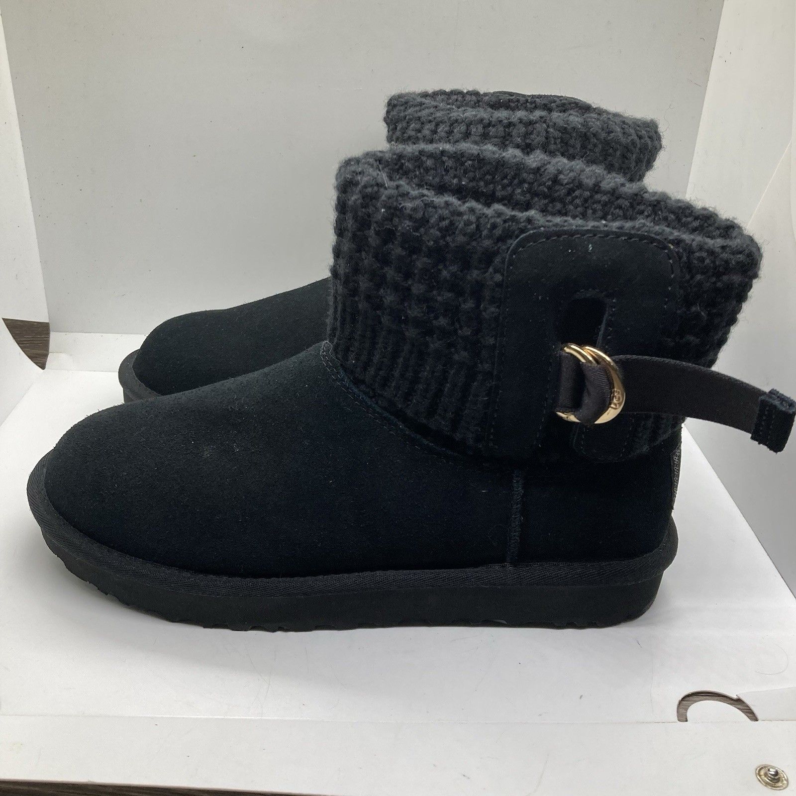 Ugg Womens Classic Solene Mini Boots Womens Size 9 Black